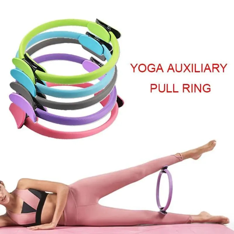 Yoga Fitness Pilates Ring Women Girls Circle Magic Dual Exercise Home Gym Workout Sports Lose Weight Body Resistance Bluetooth Speaker Lamp - Tophatter Daily Deals