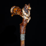 Collie Dog: Artisan Intricate Detail Handcarved Cane Hand Carved Artisan - Tophatter Daily Deals