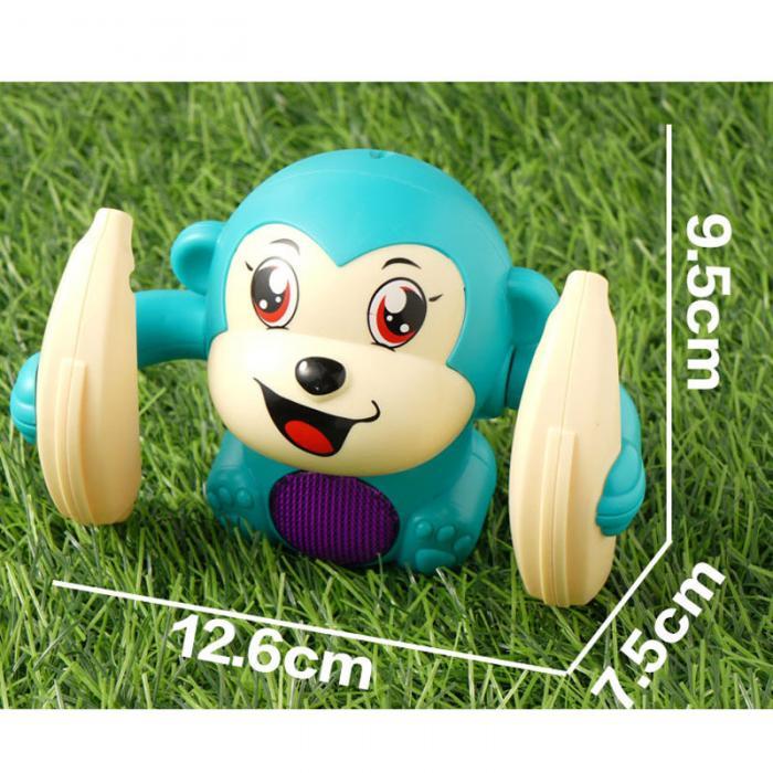Baby Toys Electric Tumbling Monkey Light Music Puzzle Sound Tipping Monkey Kids Toys Early Educational Toys For Children Gifts 0 - Tophatter Daily Deals