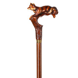 Fox Artisan Intricate Handcarved Cane Hand Carved Artisan - Tophatter Daily Deals