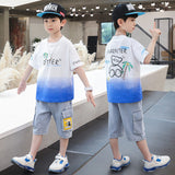 Boys" Summer Suit New CUHK Children"s Handsome 0 - Tophatter Daily Deals