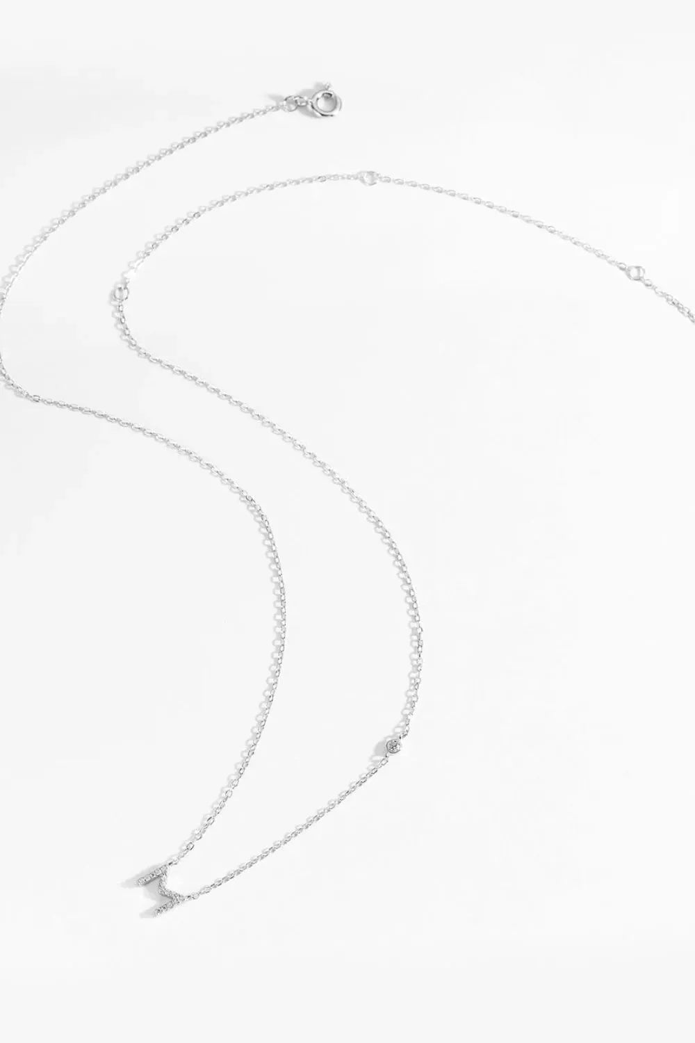 L To P Zircon 925 Sterling Silver Necklace Necklaces - Tophatter Daily Deals