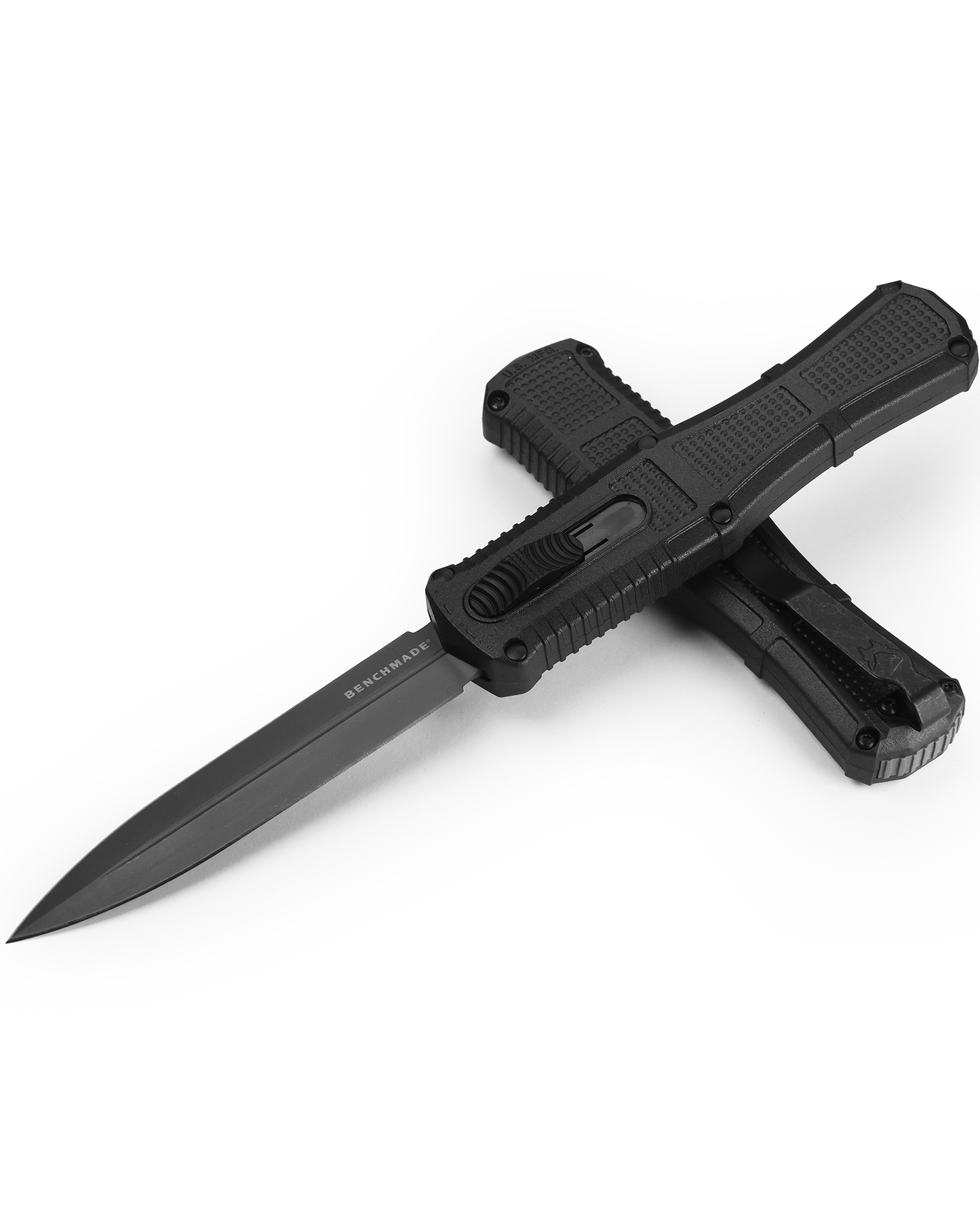 Benchmade Claymore OTF - Automatic - Black Grivory Handle - Plain CPM-D2 - 3370GY Automatic Knives - Tophatter Daily Deals