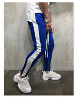 Autumn And Winter Explosions Men's Casual Sweatpants Blue and white 0 - Tophatter Daily Deals