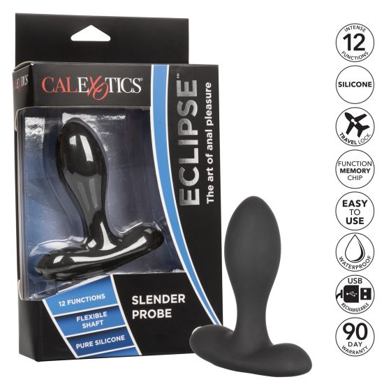Eclipse Slender Probe in Black Anal Sex Toys - Tophatter Daily Deals