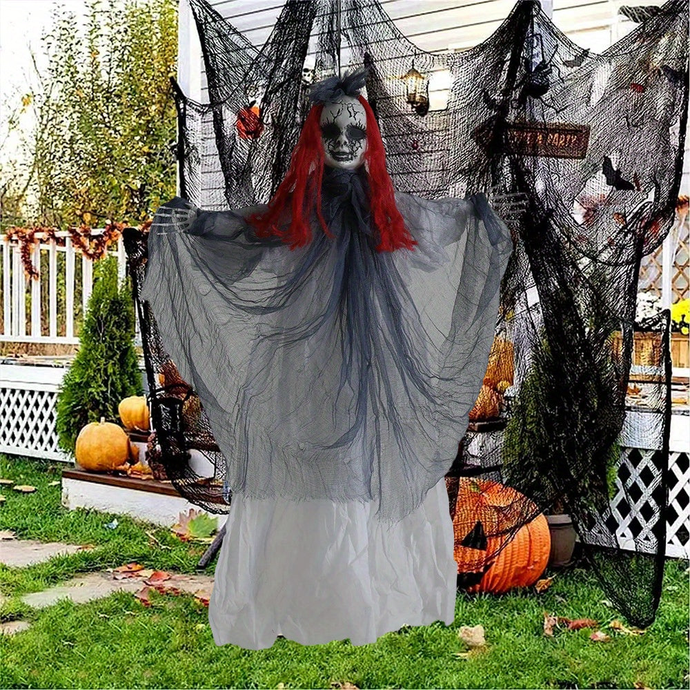 Halloween Red Haired Ghost Doll Set Halloween - Tophatter Daily Deals