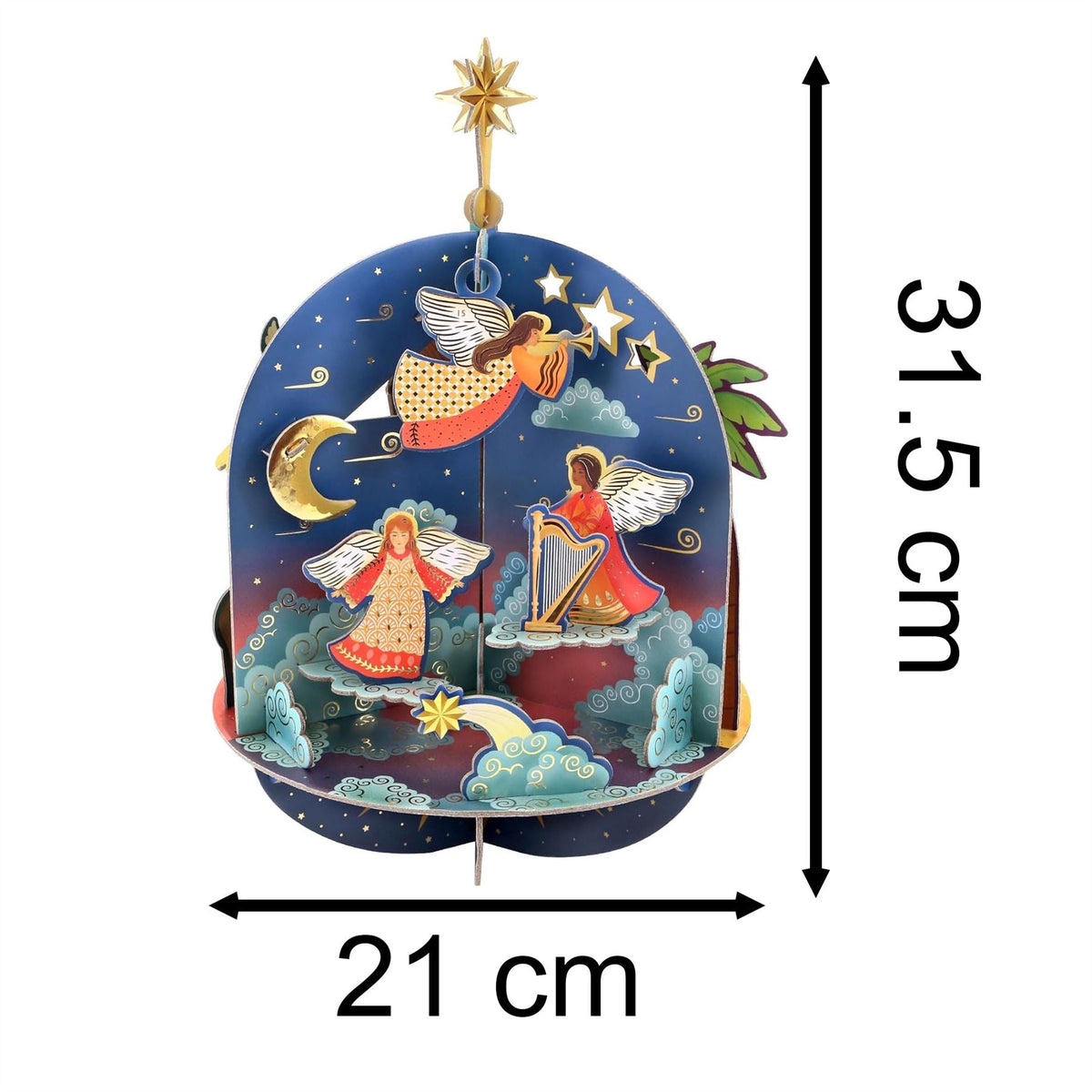 Pop & Build - Nativity Countdown | 3D Pop-up Christmas Advent Calendar Advent Calendar - Tophatter Daily Deals