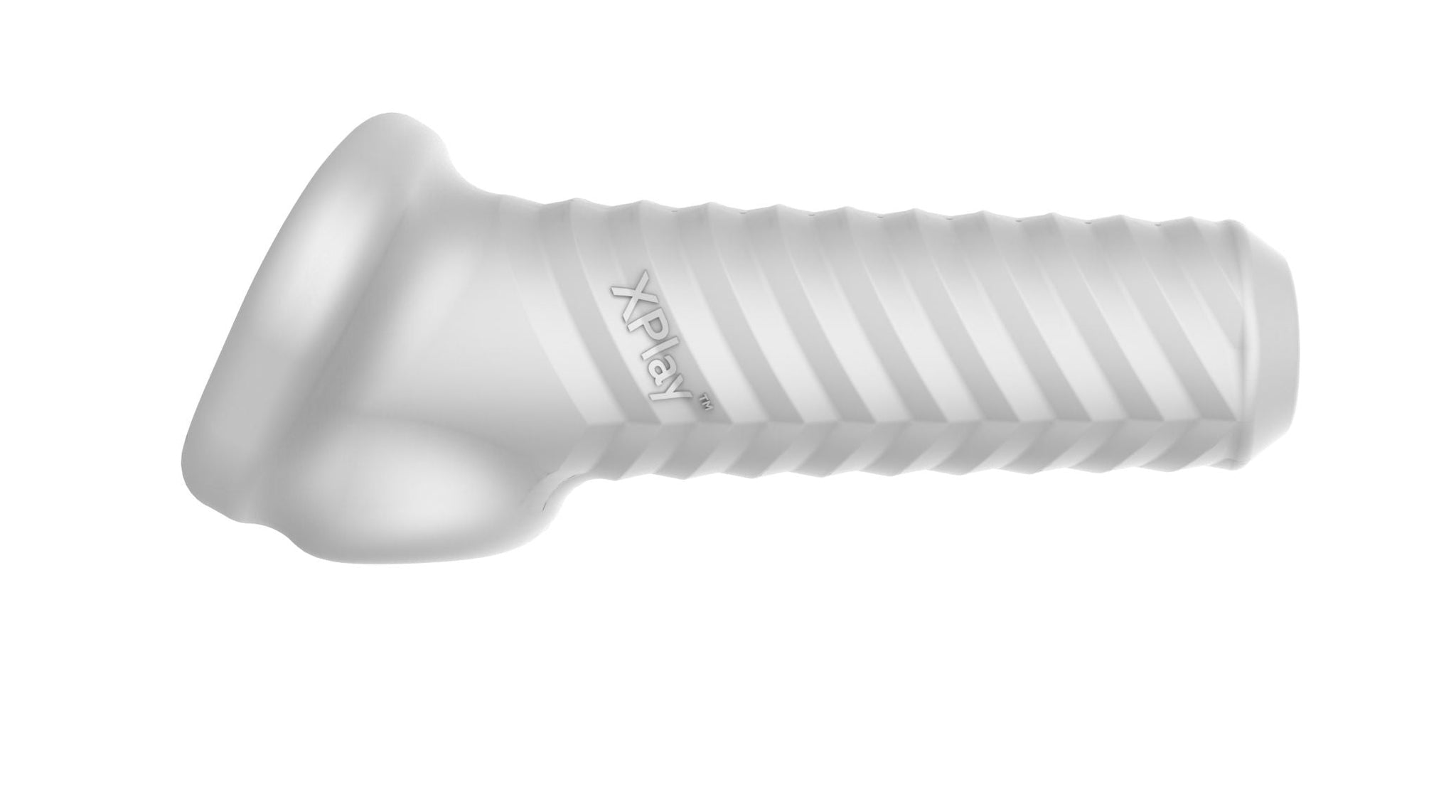 Xplay Breeder (Clear) – Textured Stretch Sleeve > Sex Toys For Men > Penis Sleeves - Tophatter Daily Deals