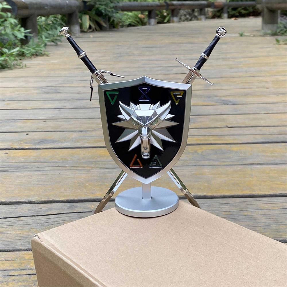 Geralt Wolf School Shield & Swords - Tophatter Daily Deals