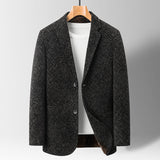 Soft Men’s Blazer - Slim Cut, Chenille, Smart Casual Brown 3D Changing Face Moving Picture Frame - Tophatter Daily Deals