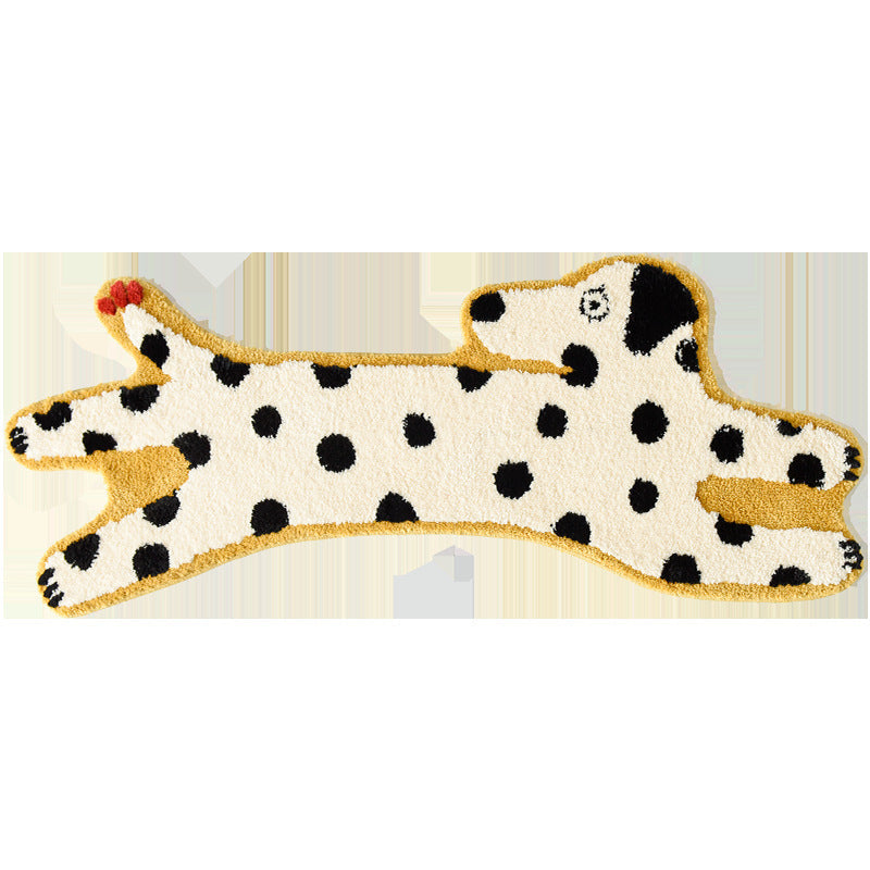 Cute Abstract Dogs & Cats Floor Mat Little Wang 140x60cm 0 - Tophatter Daily Deals