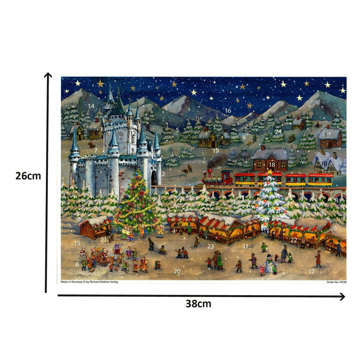 Christmas Market at the Castle Advent Calendar | Christmas Advent Calendar Advent Calendar - Tophatter Daily Deals
