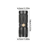 Tactical Flashlight Rechargeable Zoomable 8 Modes Camping & Hiking - Tophatter Daily Deals