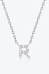 Q To U Zircon 925 Sterling Silver Necklace Necklaces - Tophatter Daily Deals