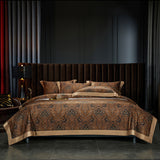 140 Cotton Satin Digital Printed Four-piece Bedding Set Love God 0 - Tophatter Daily Deals