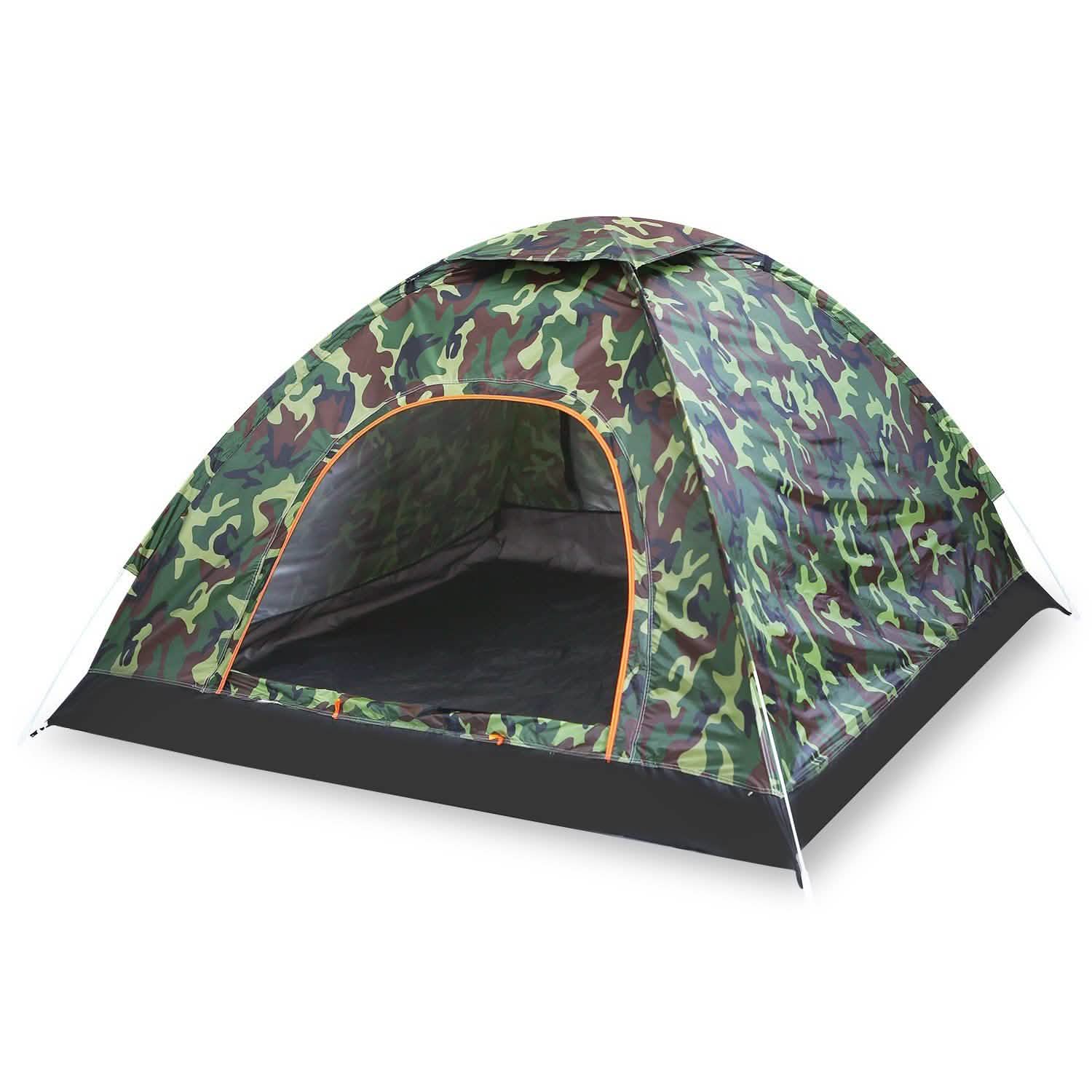 3/4 Person Instant Pop Up Dome Tent Outdoor Recreation - Tophatter Daily Deals