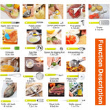 34-Pieces Set: Stainless Steel Kitchen Gadget Tools Set Kitchen Tools & Gadgets - Tophatter Daily Deals