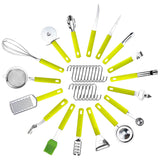 34-Pieces Set: Stainless Steel Kitchen Gadget Tools Set Kitchen Tools & Gadgets - Tophatter Daily Deals