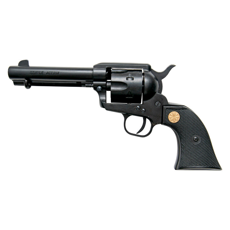 Kimar Deluxe 1873 6mm Fast Draw Blank Firing Revolver Black Finish - Tophatter's Guns'N'Weapons Store Collectible Weapons - Tophatter Daily Deals