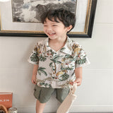 baby''s handsome flower shirt 0 - Tophatter Daily Deals