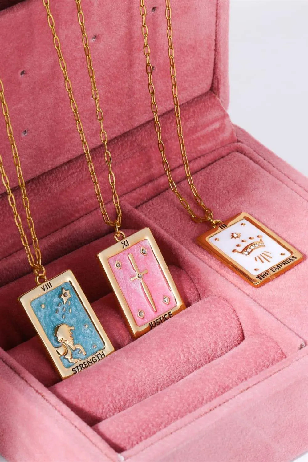 Tarot Card Pendant Copper Necklace Necklaces - Tophatter Daily Deals