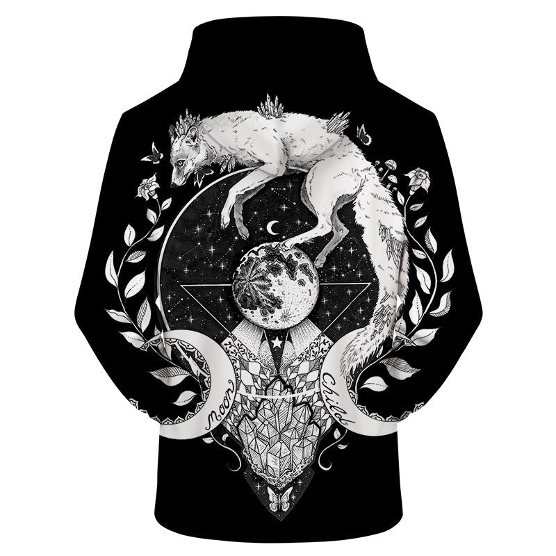 3D Print Wolf Hoody 0 - Tophatter Daily Deals