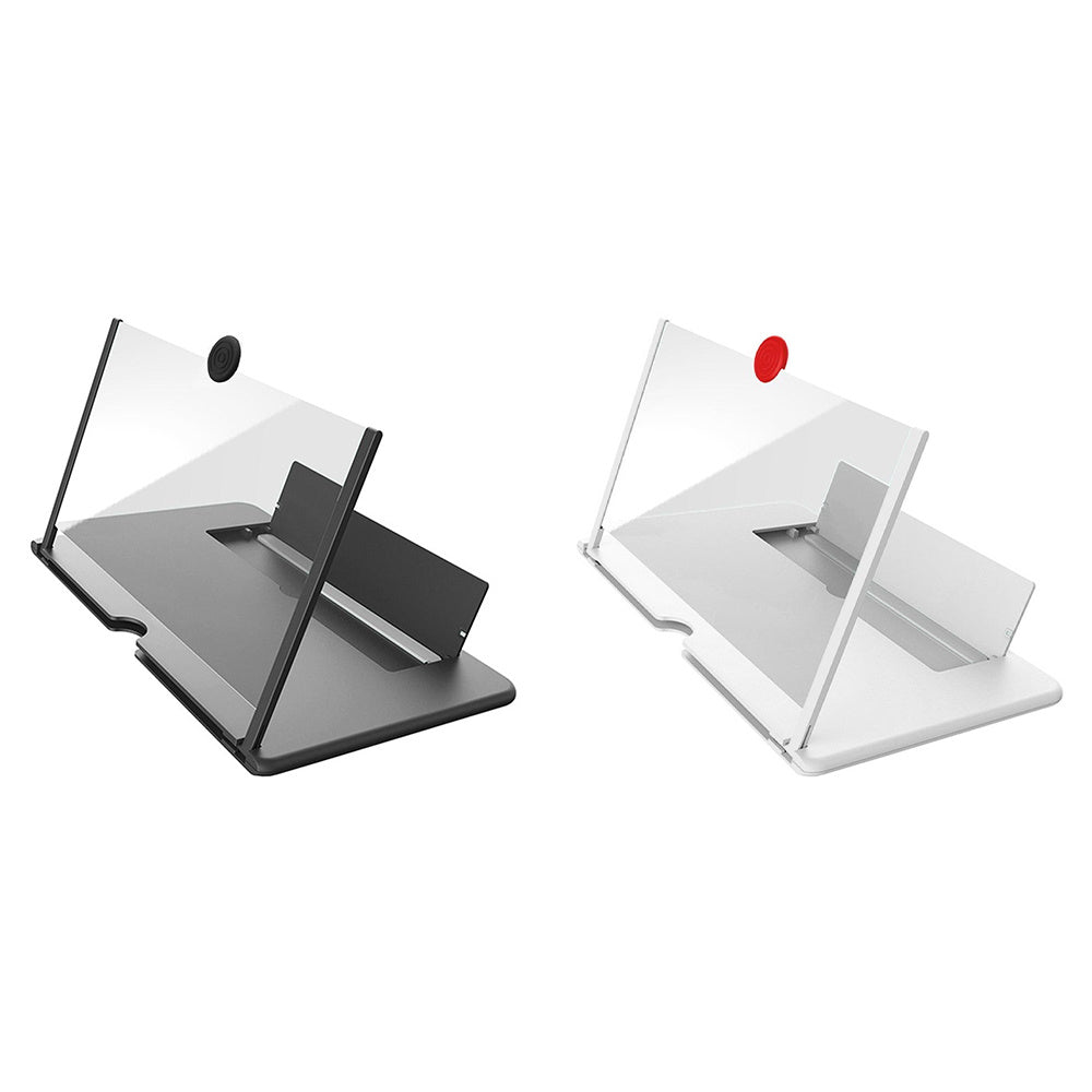 3D Screen Magnifier Signal Booster Mobile Screen Lightweight Foldable Magnifying Glass BlackWhite 0 - Tophatter Daily Deals