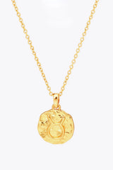 Constellation Pendant Chain Necklace Taurus One Size Necklaces - Tophatter Daily Deals