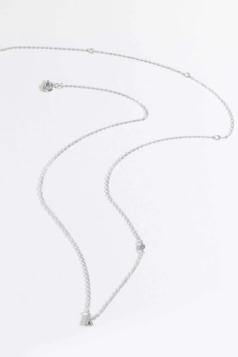 G To K Zircon 925 Sterling Silver Necklace Necklaces - Tophatter Daily Deals