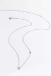 G To K Zircon 925 Sterling Silver Necklace Necklaces - Tophatter Daily Deals
