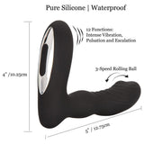 Eclipse Roller Ball Probe in Black Anal Sex Toys - Tophatter Daily Deals