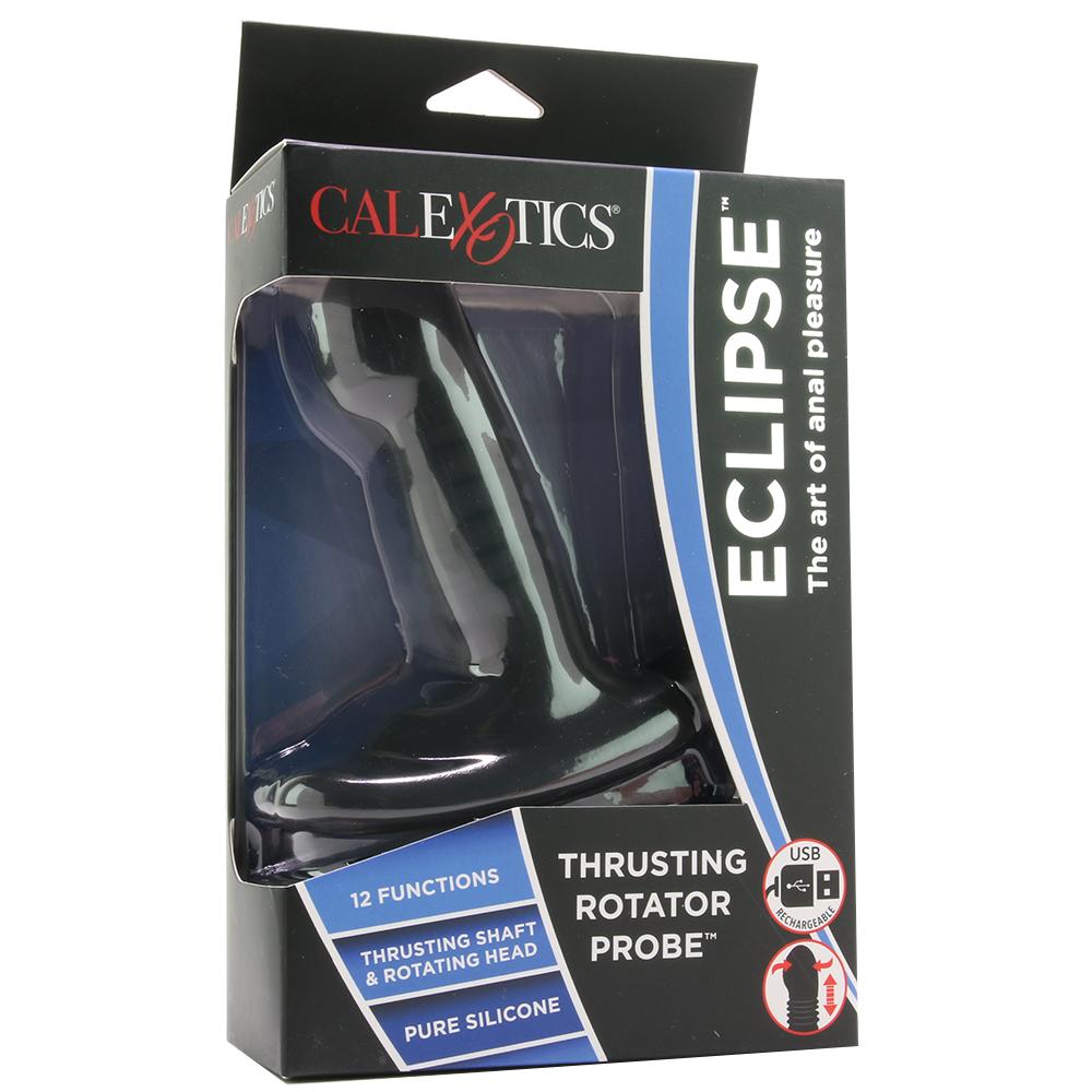 Eclipse Thrusting Rotator Probe in Black Anal Sex Toys - Tophatter Daily Deals