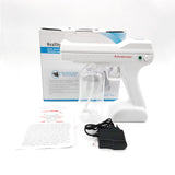 Blue Light Atomizing Spray Gun Handheld Wireless Atomizing Fogger Disinfection Sprayer Nano Sprayer Household Supplies 0 - Tophatter Daily Deals