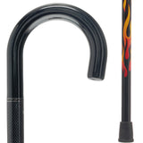 Exclusive Dr. House Flame Tourist Cane - Carbon Fiber Dr Gregory House Walking Canes - Tophatter Daily Deals