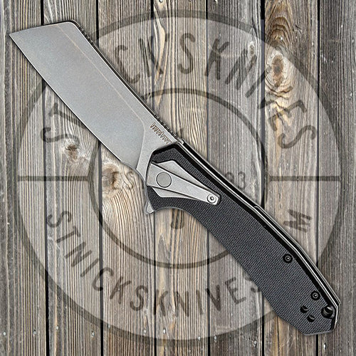 Kershaw Bracket - Assisted Opening Knife - G10 and Stainless Handle - Stonewashed Blade - 3455 Knives - Tophatter Daily Deals