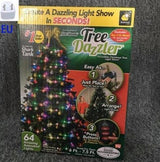 64 Light Dazzler Shower Tree Light Show Of Christmas Tree EU 0 - Tophatter Daily Deals