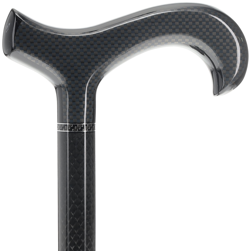 Exclusive Dr. House Flame Derby Cane - Carbon Fiber Dr Gregory House Walking Canes - Tophatter Daily Deals
