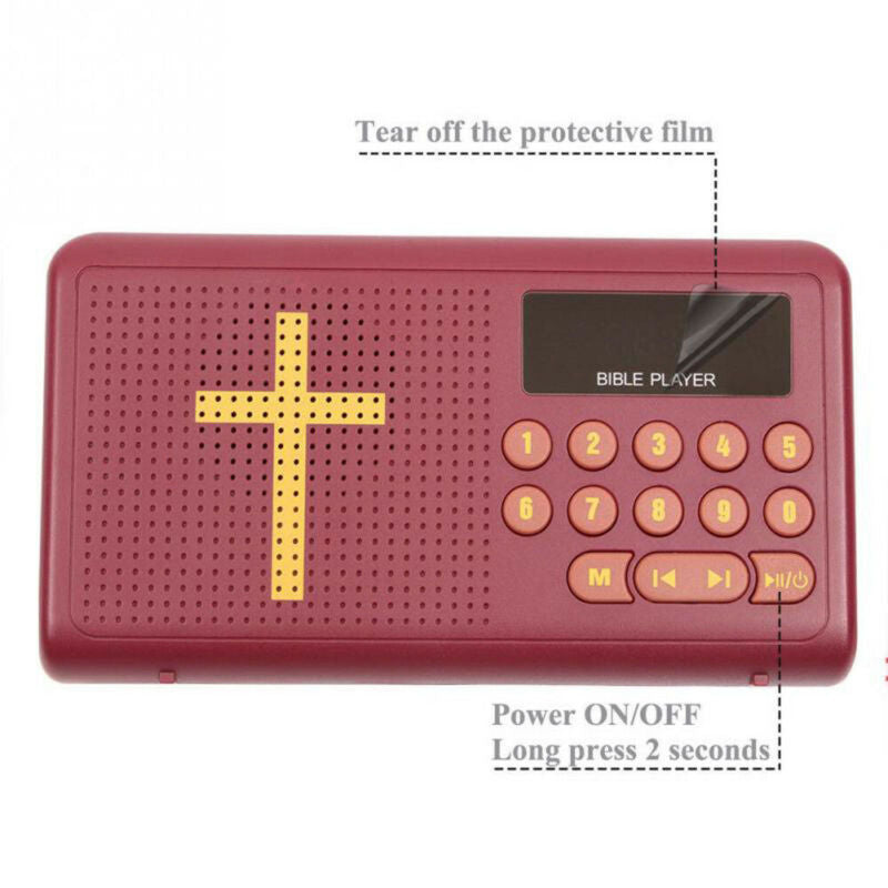 Bible Player New Portable English Player 0 - Tophatter Daily Deals