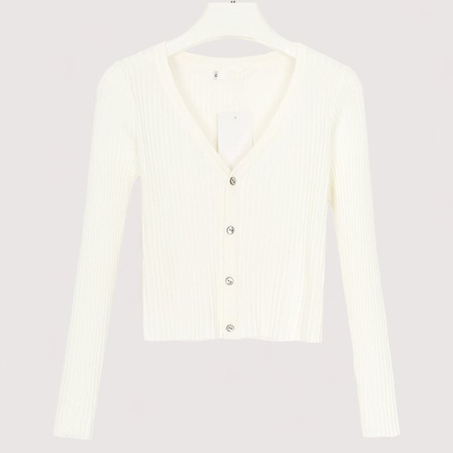 Fitted Womens Cropped Cardigan - Ribbed Knit, Casual Beige 3D Changing Face Moving Picture Frame - Tophatter Daily Deals