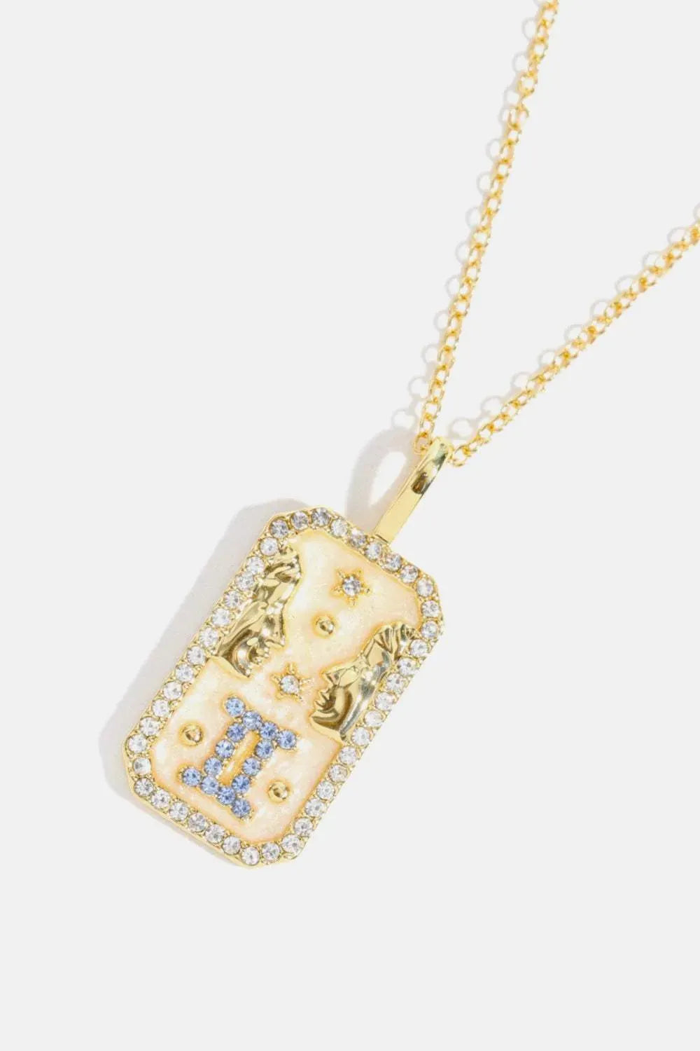 Rhinestone Constellation Pendant Copper Necklace Necklaces - Tophatter Daily Deals