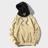 Soft Relaxed Men's Pullover Hoodie - Contrast Hood, Casual Apricot 3D Changing Face Moving Picture Frame - Tophatter Daily Deals