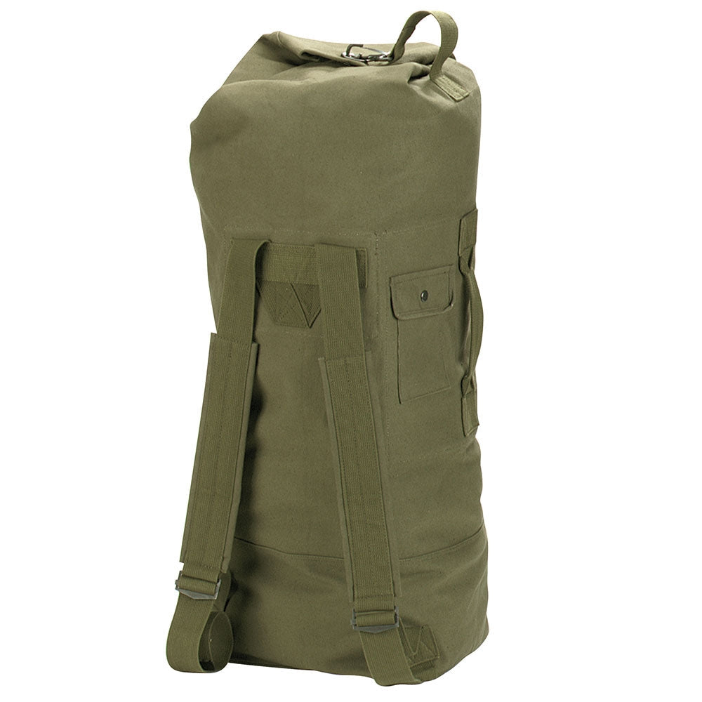 Rothco G.I. Style Canvas Double Strap Duffle Bag - Tophatter Daily Deals