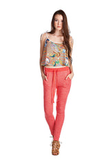 Women's Printed Crop Top Tops - Tophatter Daily Deals