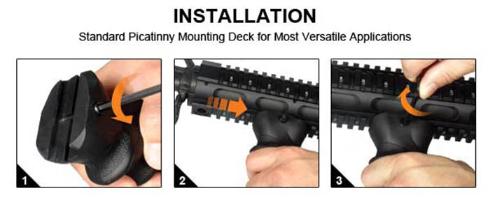 UTG Angled Foregrip - Tophatter Daily Deals