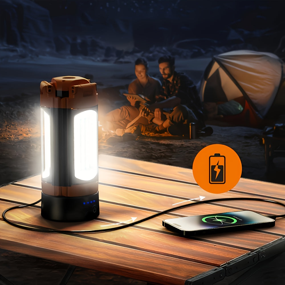 Rechargeable Work Light with Stand Portable Camping Lamp Auto Accessories > Lights - Tophatter Daily Deals