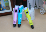 3D print pen 3D pen two generation graffiti 3D stereoscopic paintbrush children puzzle painting toys 0 - Tophatter Daily Deals