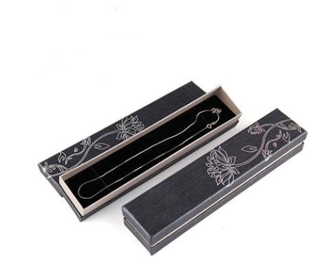 Beads hand string box bracelet box jewelry gift box Light grey necklace box 0 - Tophatter Daily Deals