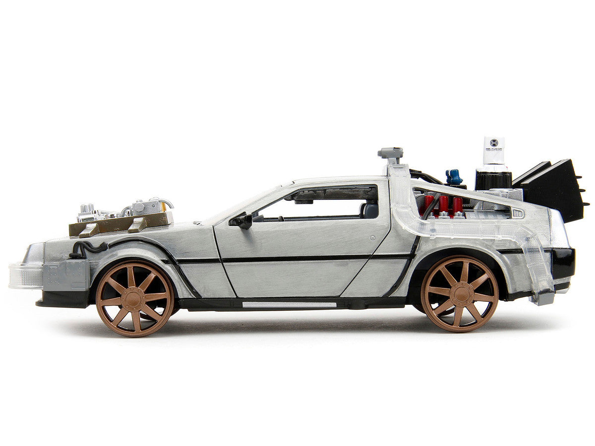 Back to the Future Part III – 1:24 DeLorean Time Machine Model Vehicle - Tophatter Daily Deals