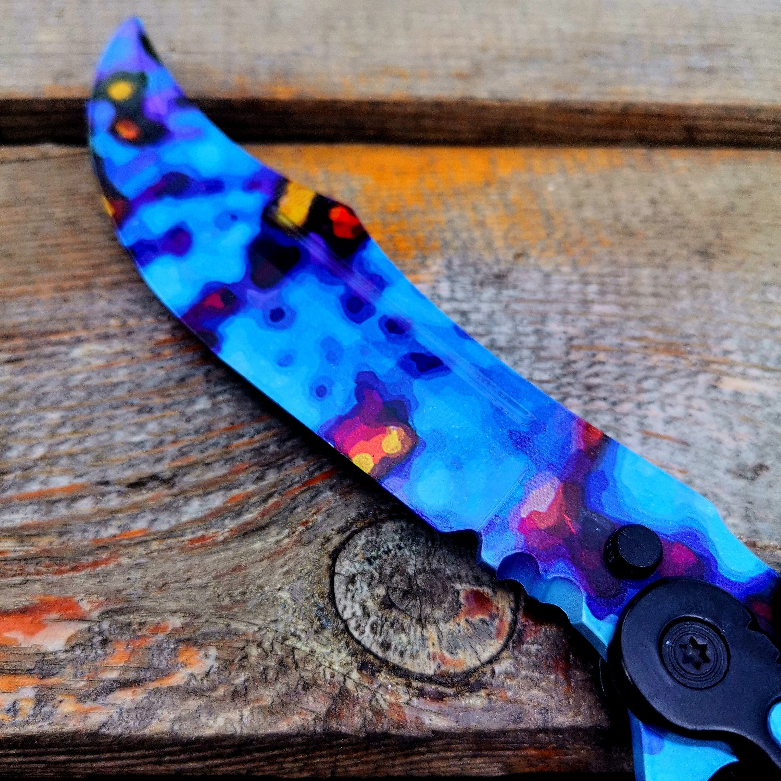 Global Offensive Game Butterfly Knife Blunt Blade Trainer Replica - Tophatter Daily Deals