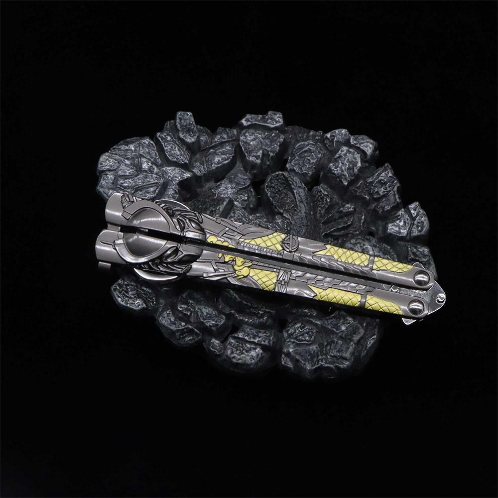 Metal Predator & Alien Balisong Bottle Opener - Tophatter Daily Deals